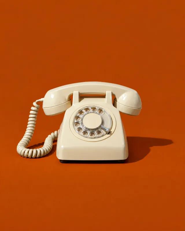 Vintage rotary phone