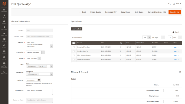 Structured counteroffer negotiation