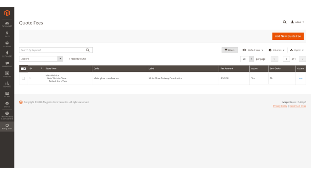Controlled quote surcharges