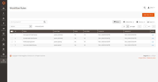 Event-driven follow-up actions