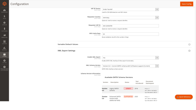 DATEV interface for Unternehmen online
