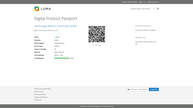 Public output for published passports only