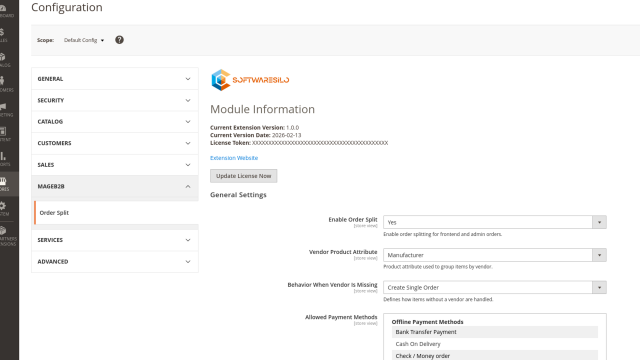 Fallback rules for missing data