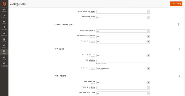 Modo de importación: añadir o sobrescribir