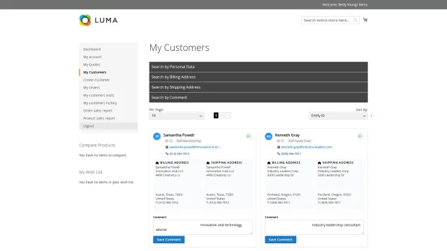 Asignacion flexible de clientes