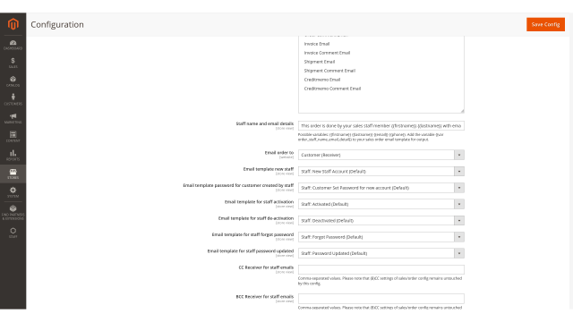 Order Email Recipient Routing
