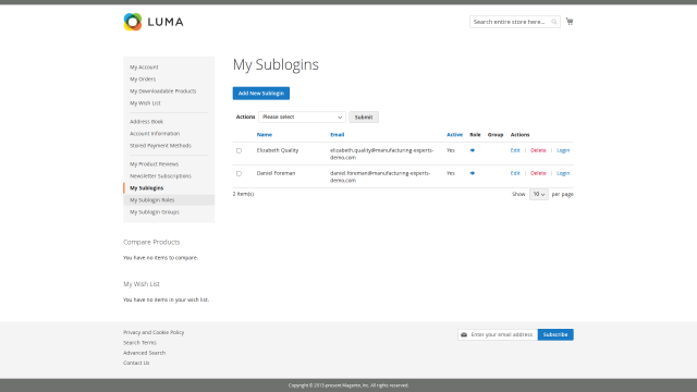 Manage Subaccounts Centrally