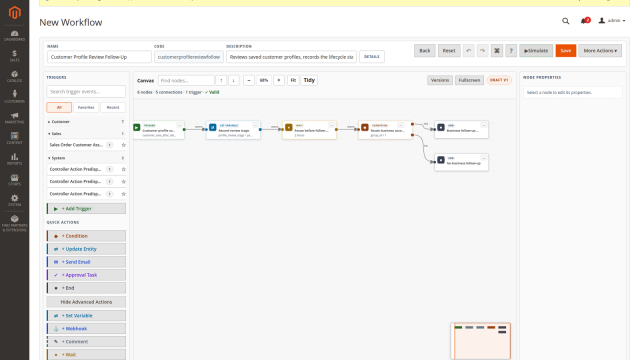 Activadores por evento, horario, API y webhook